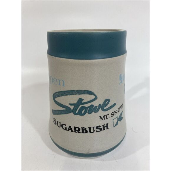 Vintage US Ski Resort Howard Holt Tankard Stein 24oz Stowe Vail Aspen 1967 Retro - Picture 3 of 7